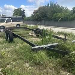 Double Axel Trailer Frame