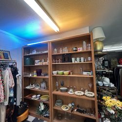 Tall Wooden Shelves 