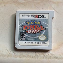 Nintendo 3DS Pokemon Rumble Blast