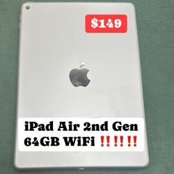 iPad Air 2nd Gen 64GB WiFi
