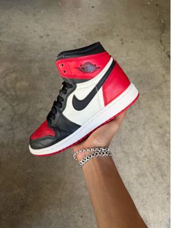 Jordan 1 High GS “Bred Toe” Size 4Y/5.5W