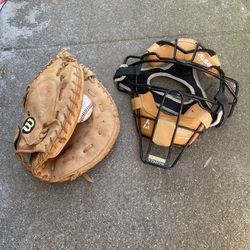 All-star Catchers Mask / Wilson Kids Unisex Baseball softball gloves 