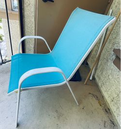 Ocean Blue Patio Chair