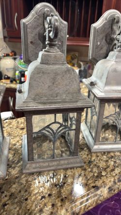 Progress Lighting Pewter Baroque Porch Lights