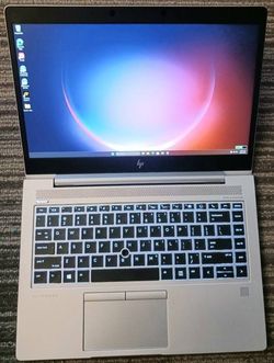 Slim Metal TouchScreen HP EliteBook Laptop AMD Ryzen 5 Pro 16GB RAM 512GB NVMe SSD ATI Radeon Vega 8 Graphics Windows 11 Professional OS