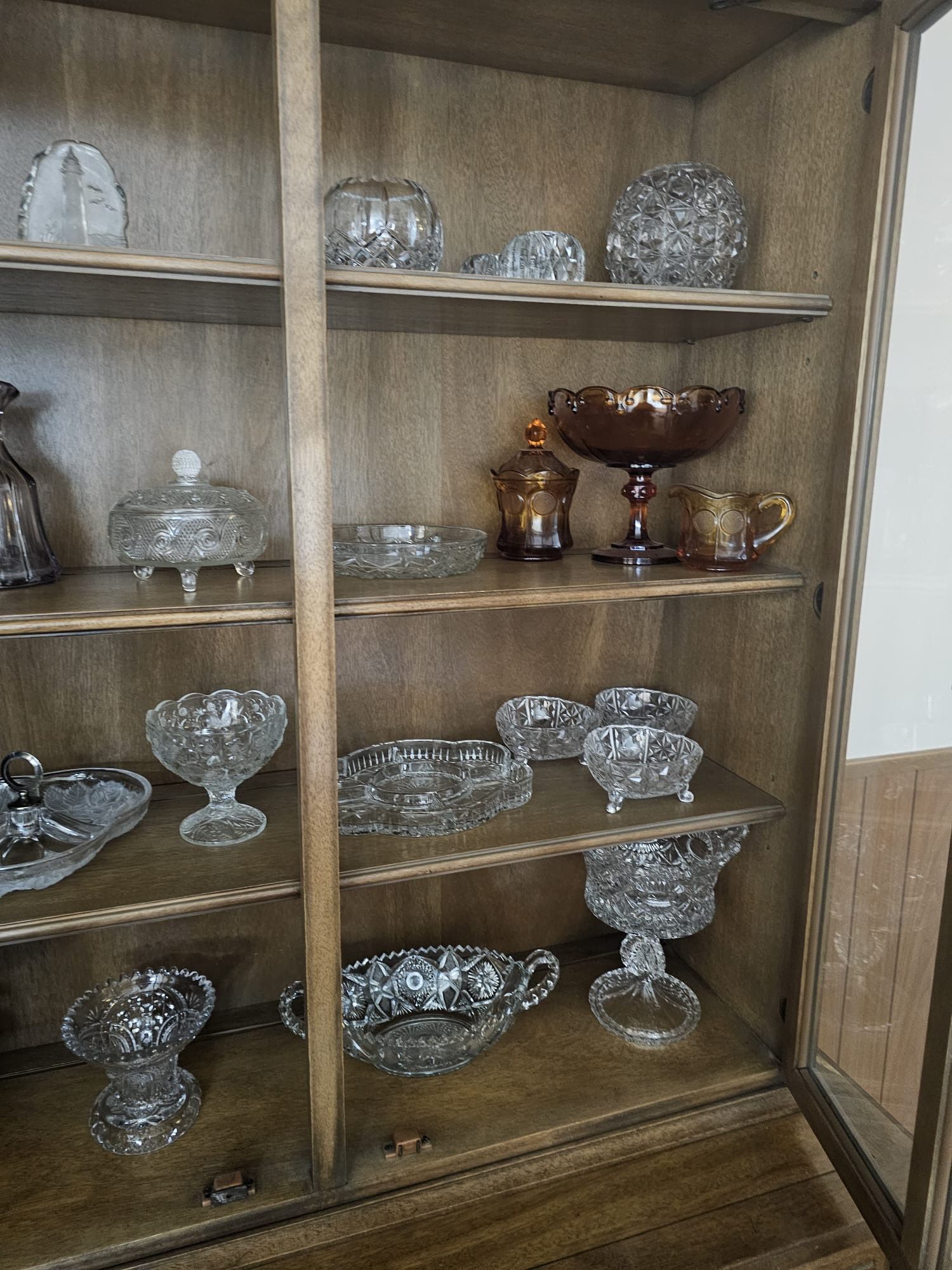Vintage China Cabinet And Table