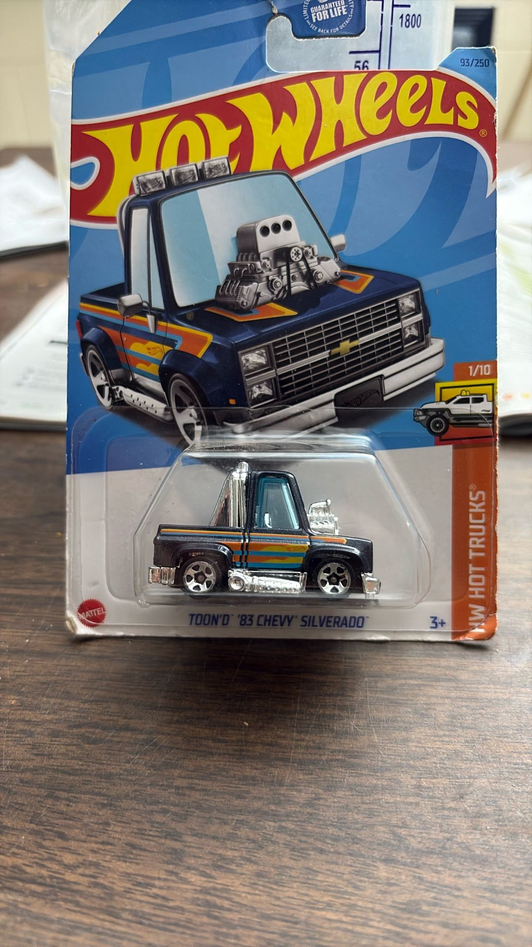 Hot Wheels Toon'd '83 Chevy Silverado, HW Hot Trucks 1/10 [Blue