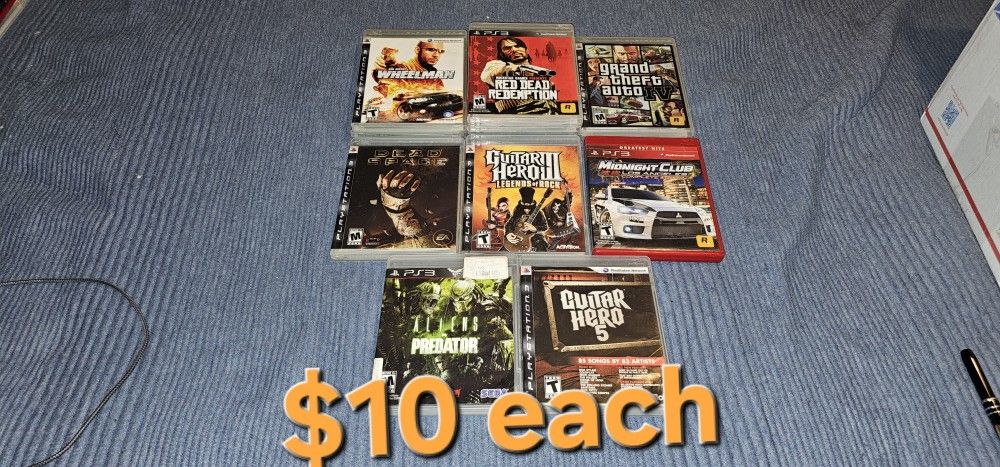 Playstation 3 Ps3 Games $10 Each