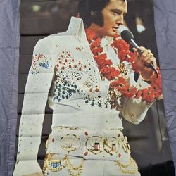 Elvis Presley Las Vegas Poster 31x34 1975