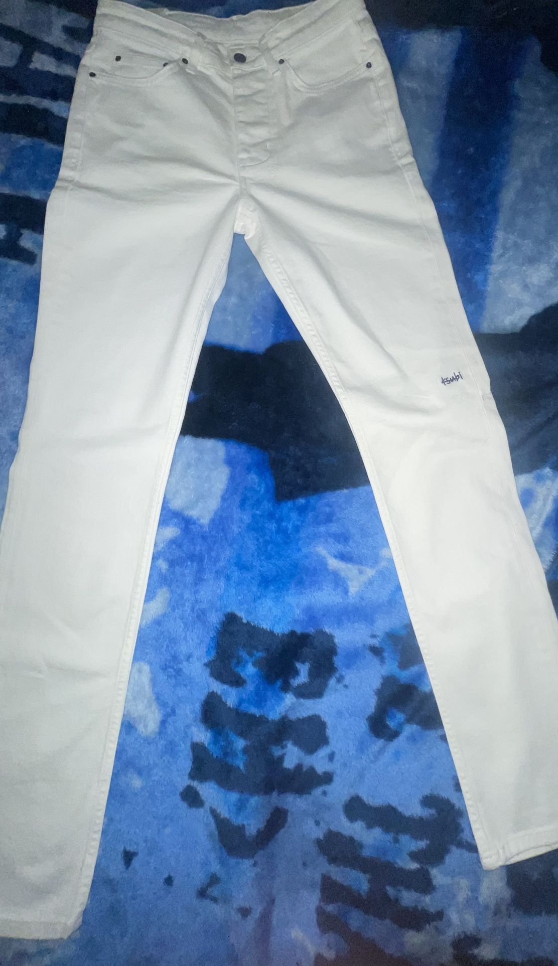 Ksubi Jeans,Chitch Polar Krystal,white