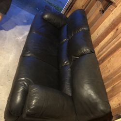 Nice Solid Italian Leather Couch