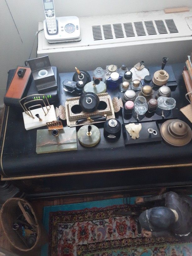 Collection of Antique and Vintage Inkwells