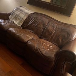 Leather couch