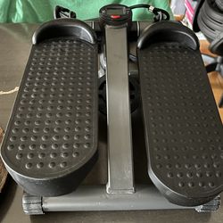 Mini Home Stepper w/resistant bands