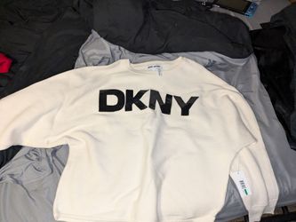 DKNY white womens sweater