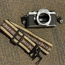 1970 Japanese Asahi PENTAX ME w/ 35mm and 70mm UV HAZE lenses