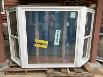 New bay or bow window , 78 3/4 by 53 1/2