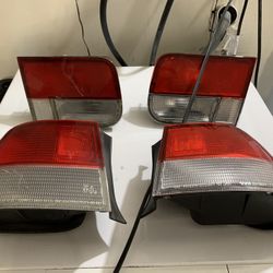 96-00 Honda Civic Coupe Tail Lights 