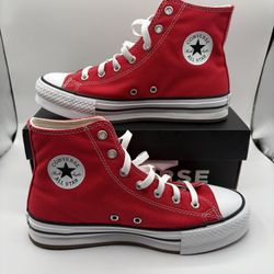 New Converse CTAS EVA Lift Hi Red White Kids Youth Size 5.5 Sneakers