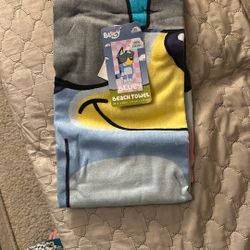 Bluey  beach towel