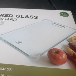 New Black Tempered Glass Cutting Board 