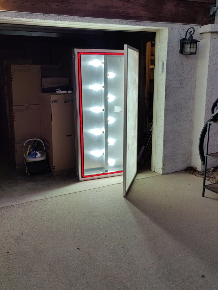 Neon Lighted Sign Led And Bulbs For Business Or Man Cave .