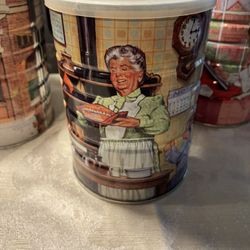 Five Vintage Holiday Maxwell House Collectible Tins