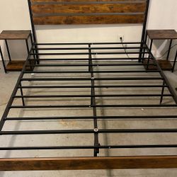 Bed And Side Tables Set 