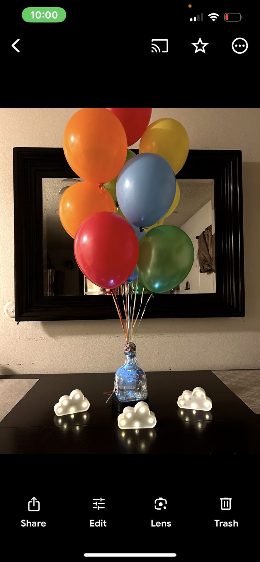 Blinged Out Liquor Bottle (empty)