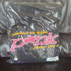 Black And pinks Spider Hoodie 