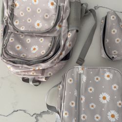 Backpack, Pencil Bag And Lunch Bag 