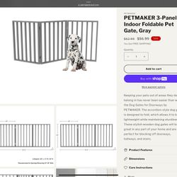 Petmaker 3 Panel Gate