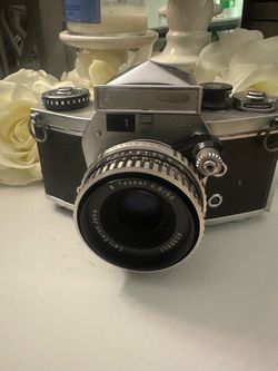 Vintage Ihagee Exakta VX 500 35mm Camera w/ Carl Zeiss Jena Tessar Lens