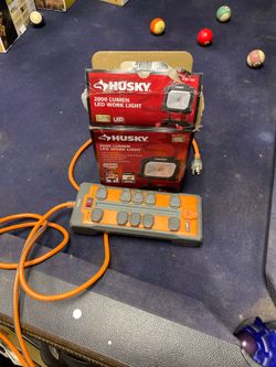 New Husky 2000 led work light and Rigid Surge Protector