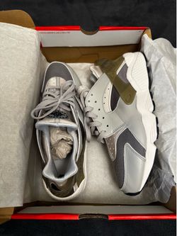 Nike Air Huarache Shoes Lt Iron Ore/Obsidian-flat Pewter Mens Size 11 BNIB