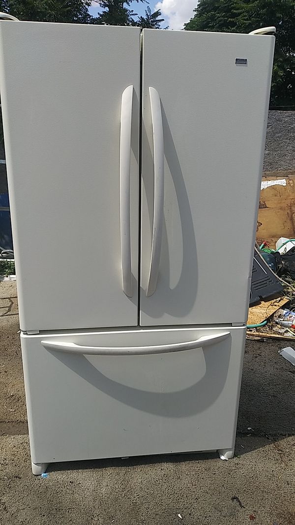 Kenmore French door white refrigerator 3 door for Sale in Bakersfield