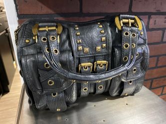 Betsy Johnson leather Satchel handbag