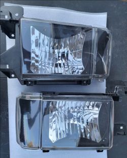 87-91 Ford F150 F250 F350 Bronco Headlights Luces Micas Calaveras Faros Faroles Focos Headlamps