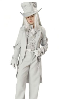 💜Ghostly gentleman kids Costume (size 8)