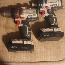 Porter Cable Set(Impact &Drill)