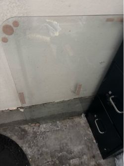 Desk chair glass mat