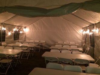 Carpas 20x20 y 12x20 mesas y sillas