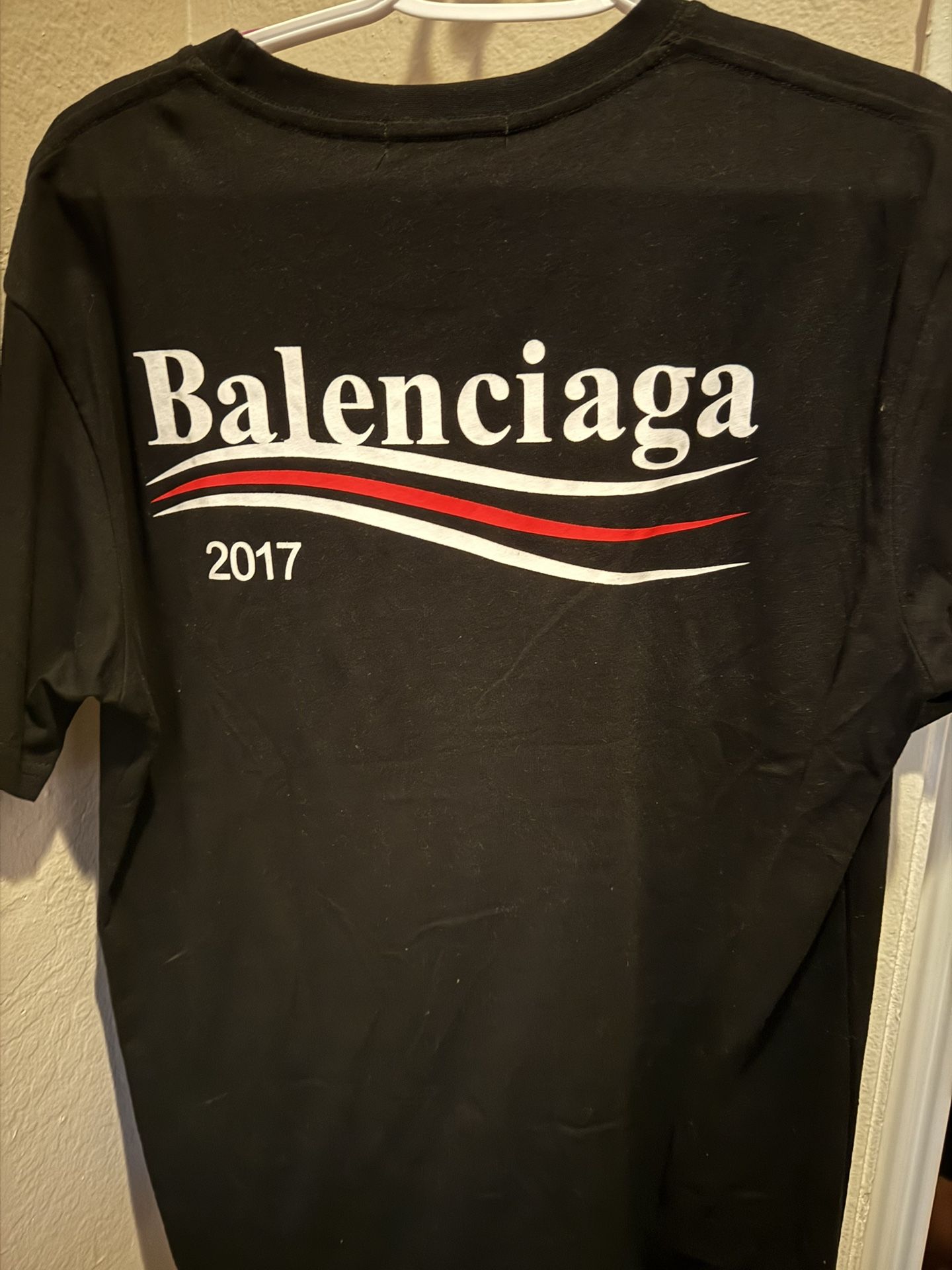Black Balenciaga Campaign Shirt Men’s SZ XS/SMALL