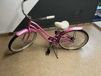 Pink Beach Cruiser Bicycle