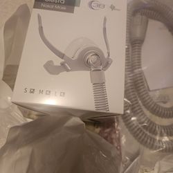 Nasal Mask, Heater Hose, Size Large Mask And Filter For Sleep Aid Machine 