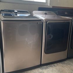 Like New Samsung  Washer And Dryer Top Loader 