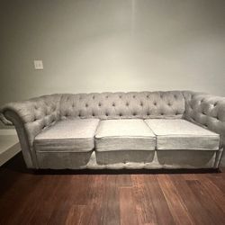 Huskins 91.34” Upholstered Sofa