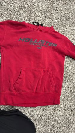Hollister California Red Hoodie Sweatshirt