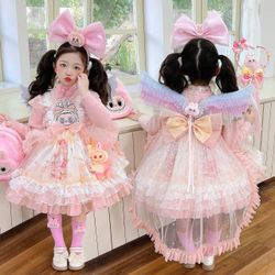 Beautiful Labubu Girls Costume Dress