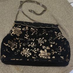 Vintage Beaded Convertible Evening Bag